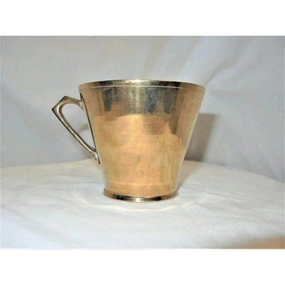 Brass Mug, Korean, bar ware, kitchen ware, Handled mug, drinks - Picture 2 of 6